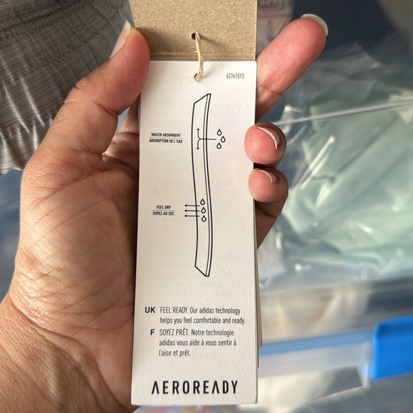 NWT Adidas Aeroready Pacer Running 3-Stripes MidRise 3" Inseam Short Hth Gray XL - Picture 12 of 14